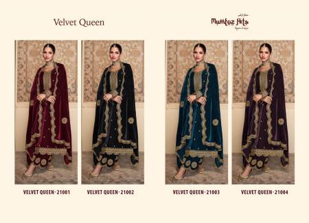 Velvet Queen By Mumtaz Arts Heavy Wedding Salwar Suits
 